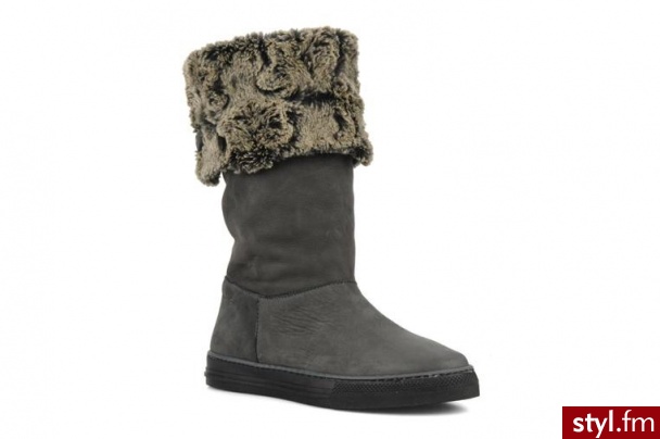 Eden PÓŁBUTY I BOTKI BLIMER BY EDEN (Szary) - Botki Buty Moda