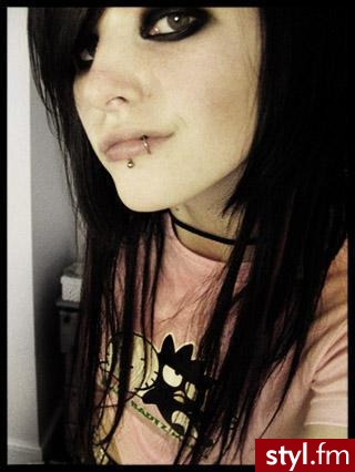 EMO Alternatywne Średnie Fryzury