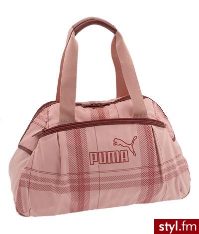 nowa torba sportowej firmy Puma z modną kratką - 49.95$ - Pozostałe Torebki Moda