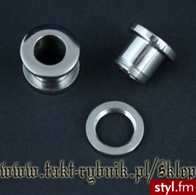 Kolczyk piercing TUNEL 10mm TYTAN - Modyfikacje ciała