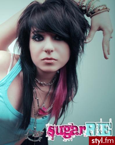 EMO Alternatywne Średnie Fryzury