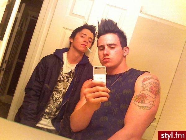 Punk Rock Alternatywne Średnie Fryzury