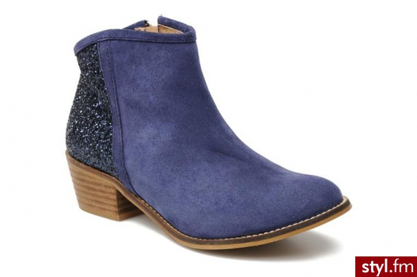 Valensi Półbuty i botki Vlitter (Niebieski) - Botki Buty Moda