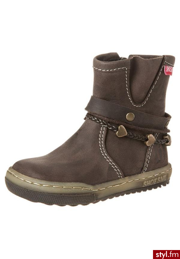 Shoesme Botki kowbojki i motocyklowe brązowy (EF3W107) - Pozostałe Buty Moda