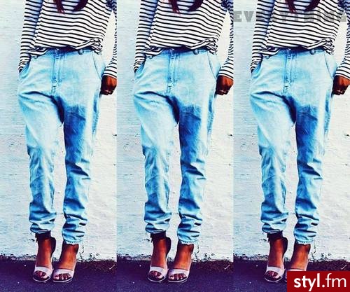 Jeansy Spodnie Moda
