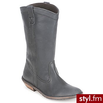 Kickers BUTY TRENCH ANTRACYT - Kozaki Buty Moda