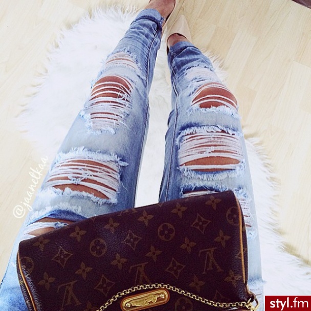 Jeansy Spodnie Moda