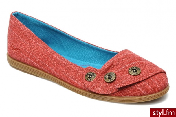 Blowfish Balerinki GARNETT by (Czerwony) - Balerinki Buty Moda