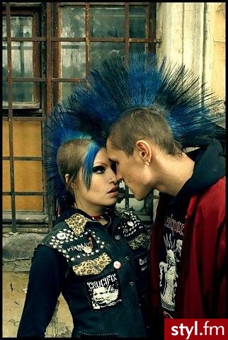 Punk Rock Alternatywne Średnie Fryzury