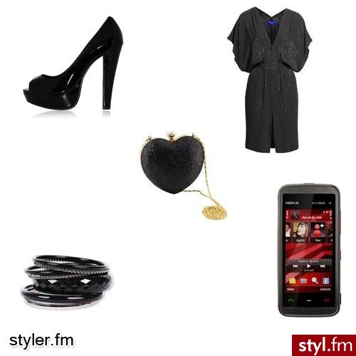 Do tańca i do różańca. Czarny, minimalistyczny zestaw. - Styler