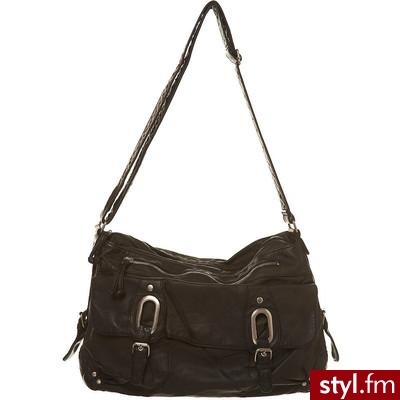 Washed Oval Buckle Bag - TopShop - Polyvore. Pobrano ze strony: http://www.polyvore.com/washed_oval_buckle_bag/thing?id=7723573 - Pozostałe Torebki Moda