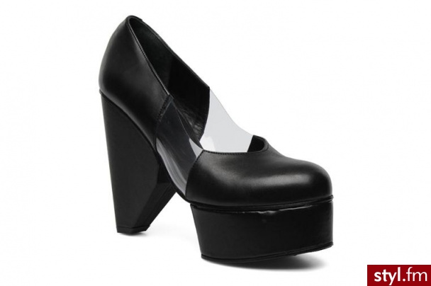 Surface To Air CZÓŁENKA LOUNA CUT PUMPS BY SURFACE TO AIR (Czarny) - Czółenka Buty Moda