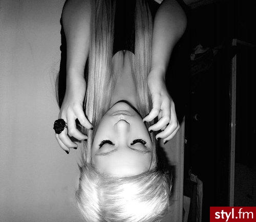 Blond EMO Alternatywne Długie Fryzury