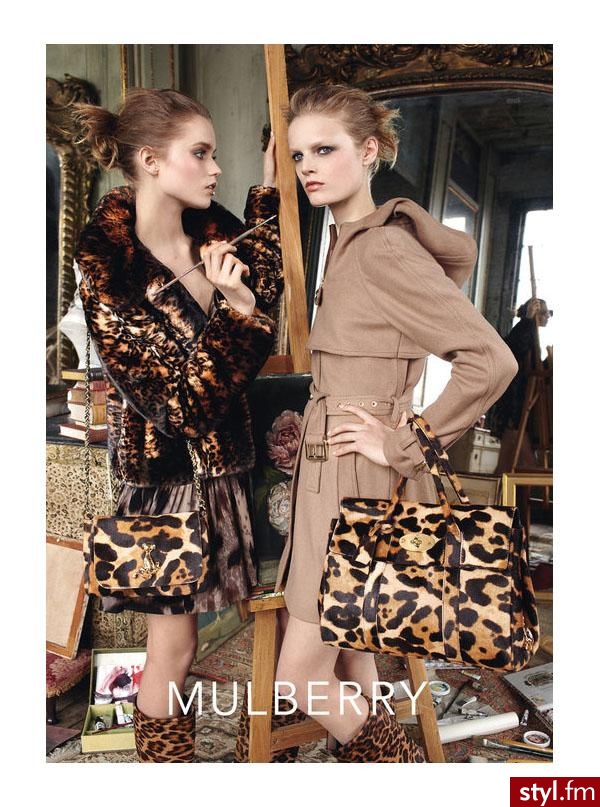 Fiolety i panterka od Mulberry. Fiolety i panterka od Mulberry - Pozostałe Ciuchy Moda
