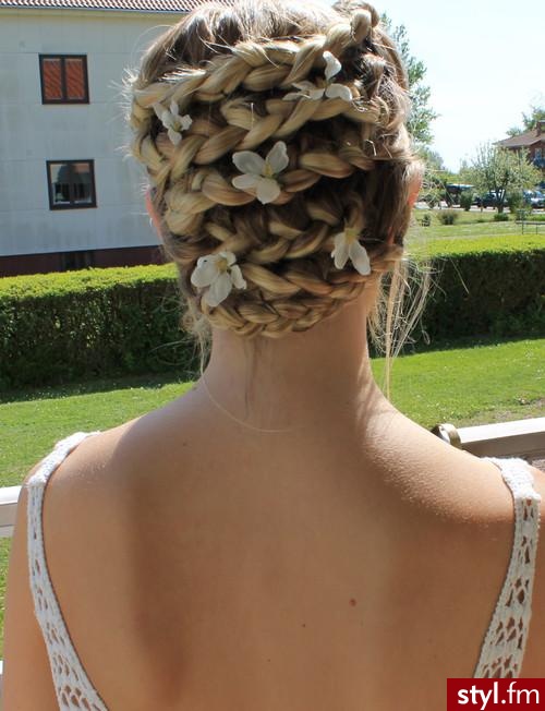 Blond Warkocze Proste Na co dzień Długie Fryzury