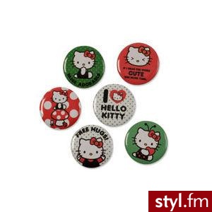 Coś dla fanek Przypinek i Hello Kitty...:) - Pozostałe Dodatki Moda