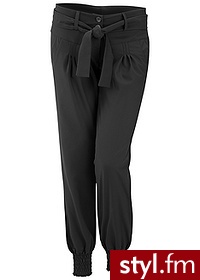 Bonprix Spodnie czarny 966768_13937 - Pozostałe Spodnie Moda