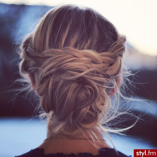 Blond Upięcie Proste Na co dzień Długie Fryzury