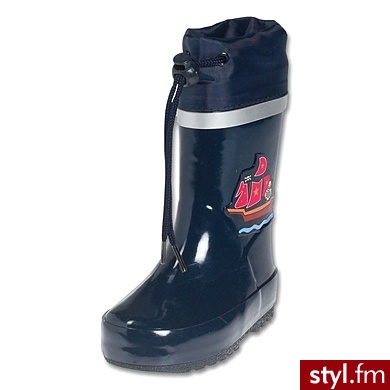PLAYSHOES Kalosze Pirat niebieski - Kalosze Buty Moda
