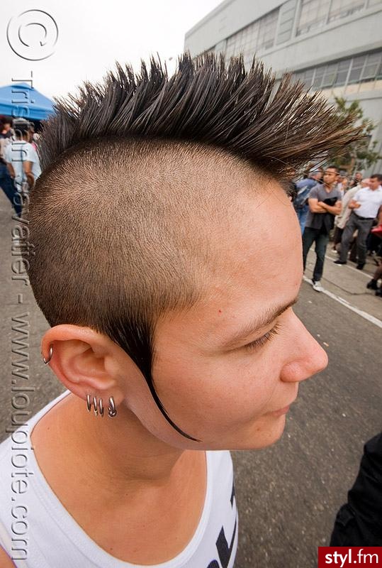 Punk Rock Alternatywne Średnie Fryzury