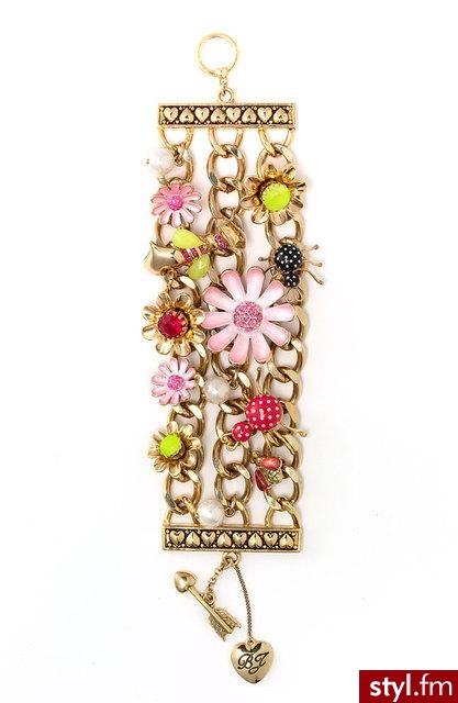 szeroka i masywna bronsoletka a przy tym tak lekka - Betsey Johnson - 125$ - Pozostałe Dodatki Moda