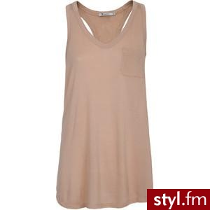 T by Alexander Wang Tanktop Classic Pocket Nude - Polyvore. Pobrano ze strony: http://www.polyvore.com/alexander_wang_tanktop_classic_pocket/thing?id=29277502 - Pozostałe Ciuchy Moda