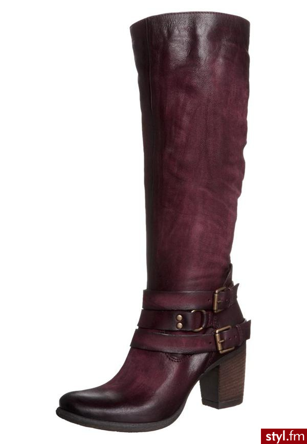 MJUS Kowbojki i Buty motocyklowe czerwony 649310-8330 - Pozostałe Buty Moda