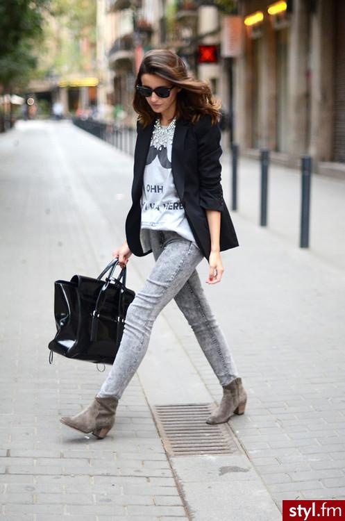 Jeansy Spodnie Moda