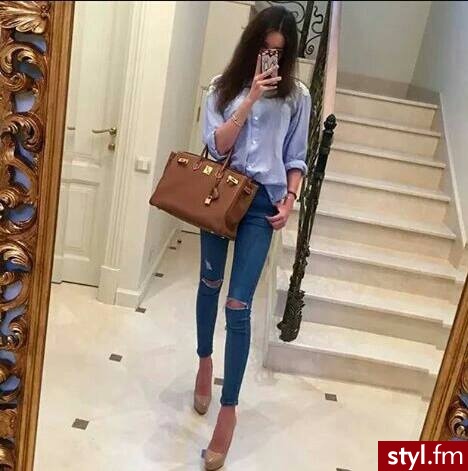Jeansy Spodnie Moda