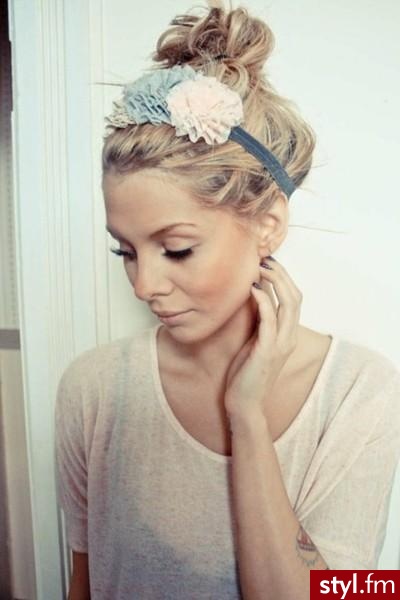 =] - Blond Kok Proste Wieczorowe Długie Fryzury