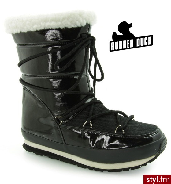 Rubber Duck ŚNIEGOWCE LOW ARCTIC JOGGERS BLACK - Kozaki Buty Moda