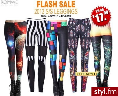 Leginsy Spodnie Moda