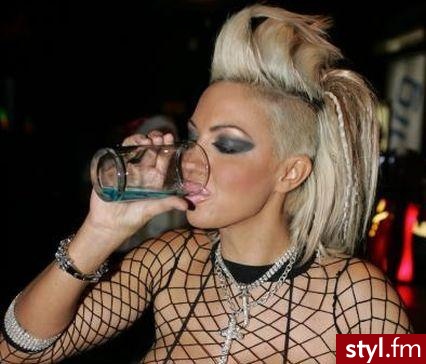 Blond Punk Rock Alternatywne Długie Fryzury