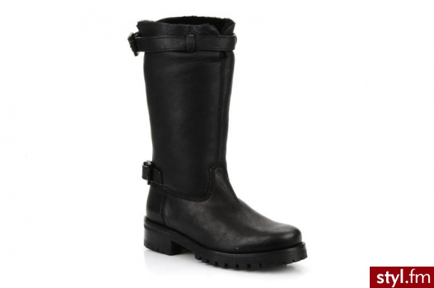 Kennel &amp; Schmenger PÓŁBUTY I BOTKI SOAH BY (CZARNY) (Czarny) - Botki Buty Moda