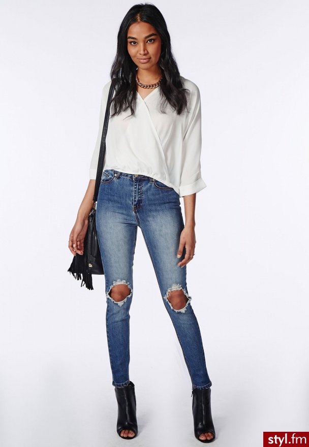 Jeansy Spodnie Moda