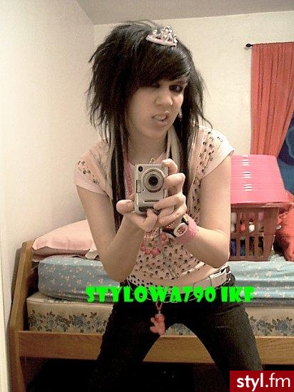 EMO Alternatywne Średnie Fryzury