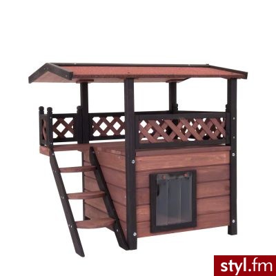 Domek dla kota Maisonette - Dł. x szer. x wys.: 70 x 50 x 73 cm - Bransoletki Biżuteria Moda