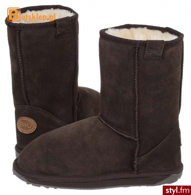 EMU Australia buty Wallaby Lo Kids Chocolate (K10102) - Emu Buty Moda