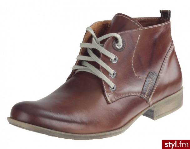 DUO Półbuty Man 056 Brązowe - Półbuty Buty Moda