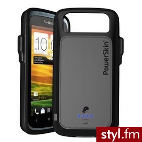 Etui ochronne z baterią PowerSkin AP1523VIL do HTC One S - Portfele i etui Dodatki Moda