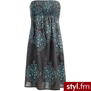 Monsoon Accessorize - Bandini Print Bandeau Dress - Polyvore. Pobrano ze strony: http://www.polyvore.com/monsoon_accessorize_bandini_print_bandeau/thing?id=3255389 - Pozostałe Ciuchy Moda