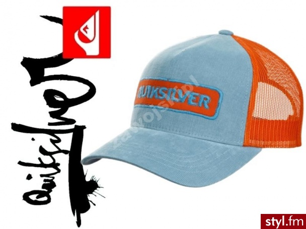 Quiksilver czapeczka z daszkiem Bejsbolówka Oran - Nakrycia głowy Dodatki Moda