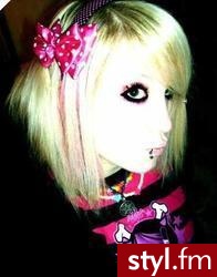 EMO Alternatywne Średnie Fryzury