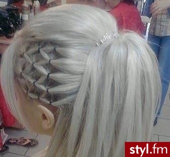 Blond Upięcie Proste Wieczorowe Długie Fryzury