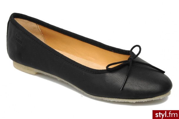 Clarks Originals Balerinki Lia Grace (Czarny) - Balerinki Buty Moda
