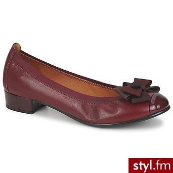 Hispanitas Baleriny MIRO BORDEAUX - Balerinki Buty Moda