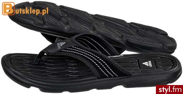Adidas buty Raggmo Thong SC (G13389) Czarny - Klapki Buty Moda