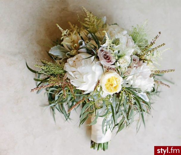 Bukiety ślubne Ślub Moda