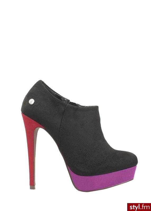 Botki BLINK czarny multi - Botki Buty Moda