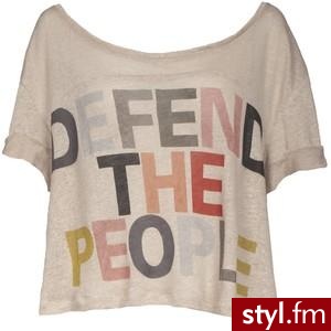 Freedom Fighter Tee Sass and Bide - Sass & Bide - Polyvore. Pobrano ze strony: http://www.polyvore.com/cgi/thing?id=29574085 - Pozostałe Ciuchy Moda